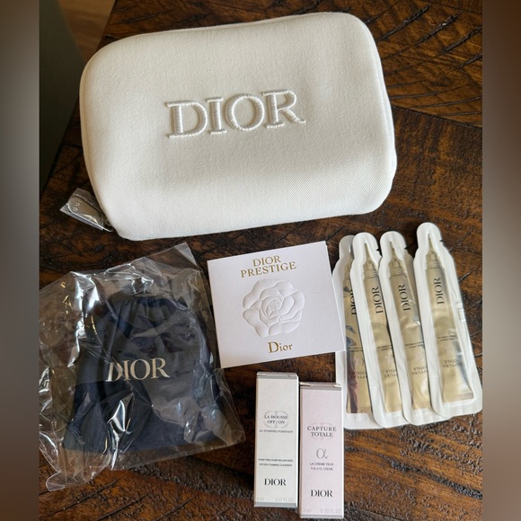 Dior Handbags - Dior Travel/Beauty Bag with Samples NEW